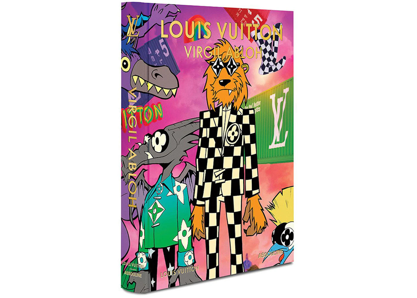 Louis Vuitton Virgil Abloh Cartoon Hardcover Book by Assouline -1