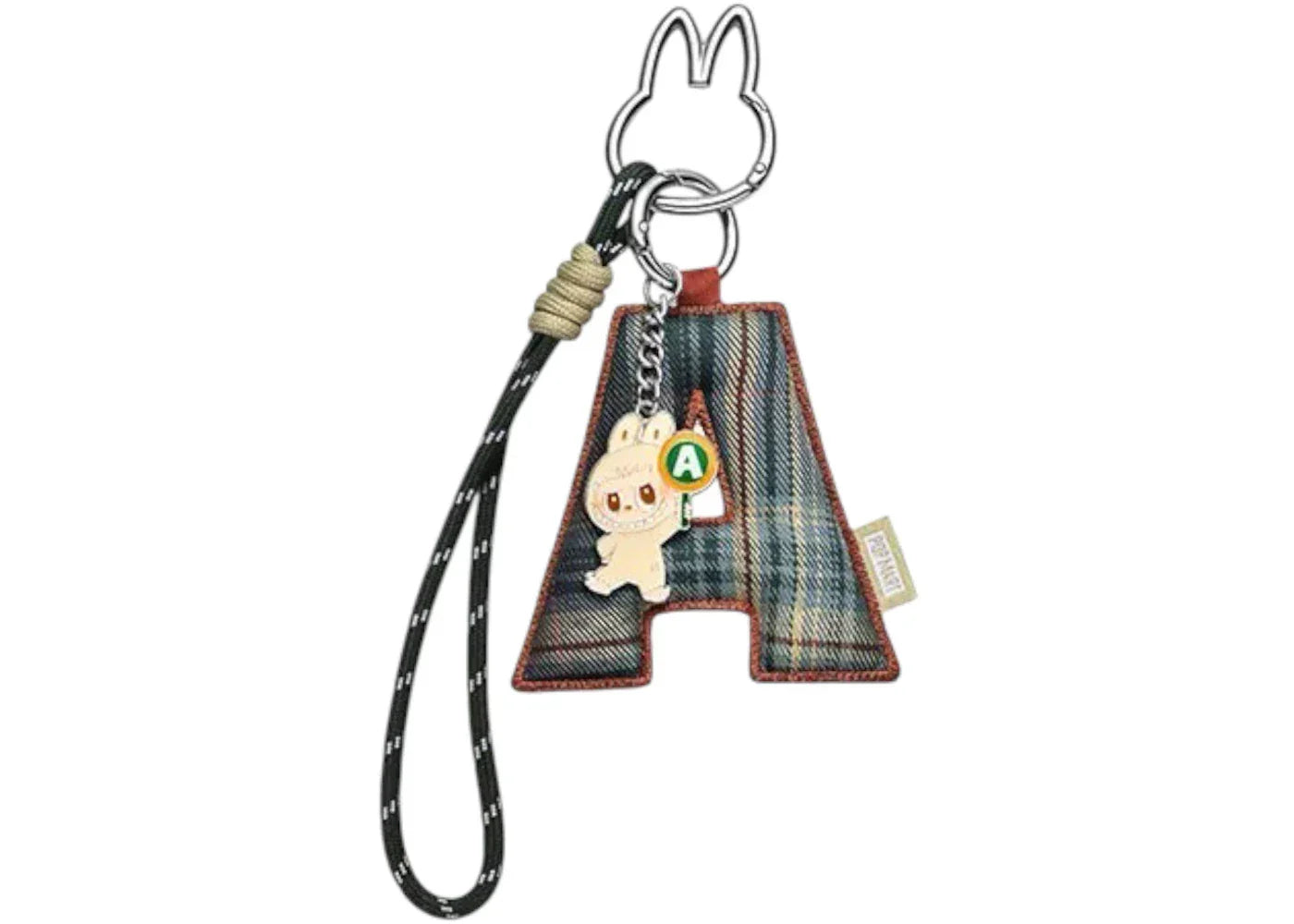 Pop Mart Labubu The Monsters Pin for Love Series "A" Letter Pendant -1