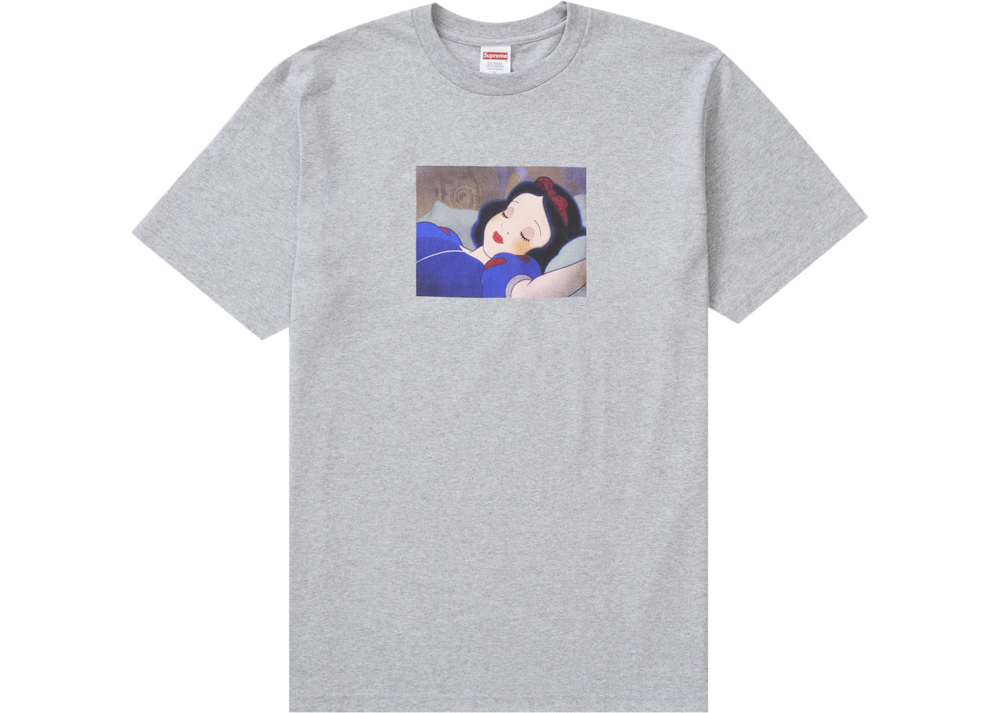 Supreme Snow White Tee Heather Grey -1