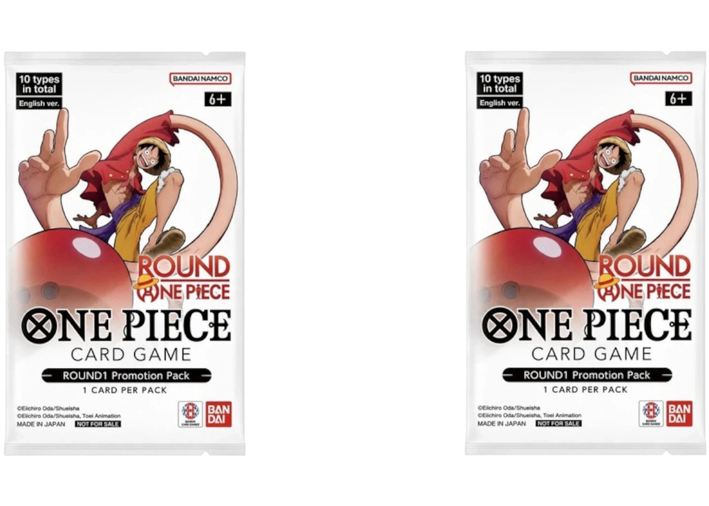 2026 One Piece x Round 1 Promotional Pack 2x Lot -1