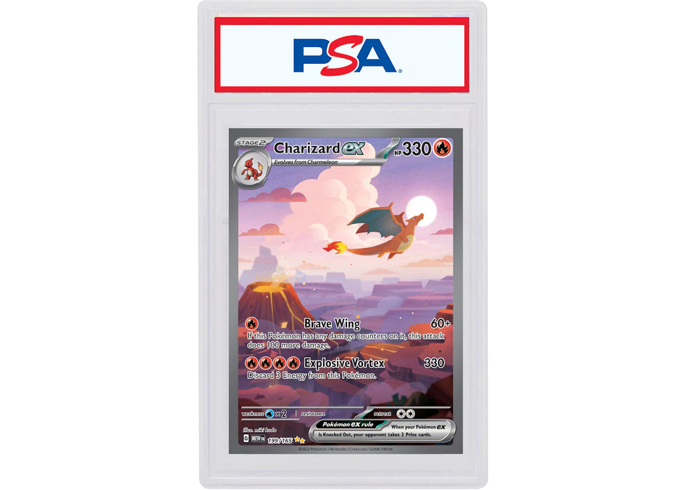 Charizard ex 2023 Pokémon Scarlet & Violet 151 Special Illustration Rare #199/165 (PSA or BGS Graded) -1