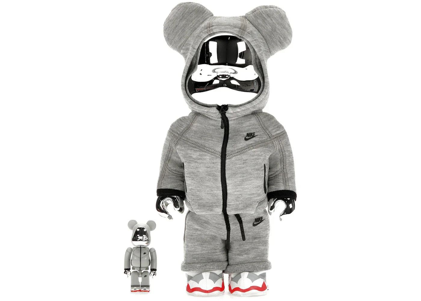 Bearbrick x Nike Tech Fleece N98 100% & 400% Set-1
