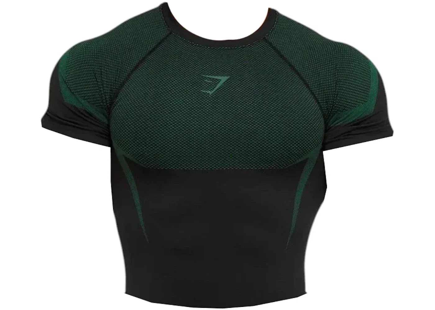 Gymshark Onyx 5.0 Seamless T-shirt Black/Lift Green -1