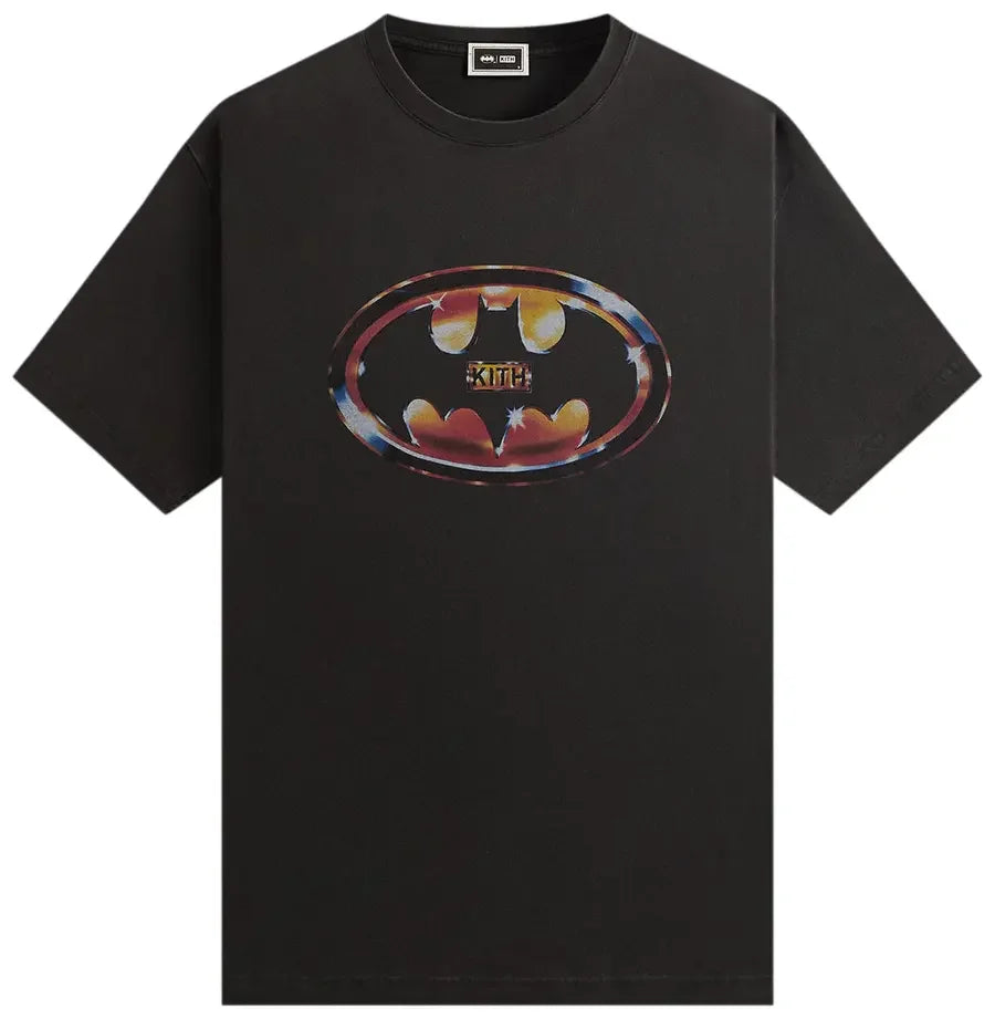 Kith x Batman Logo Vintage Tee Black