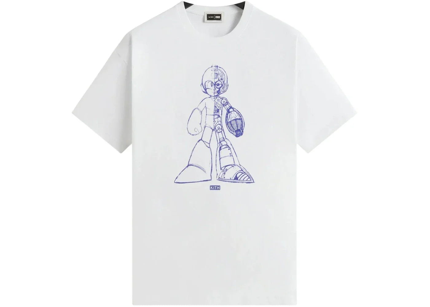 Kith x Capcom Mega Man Sketch Vintage Tee White