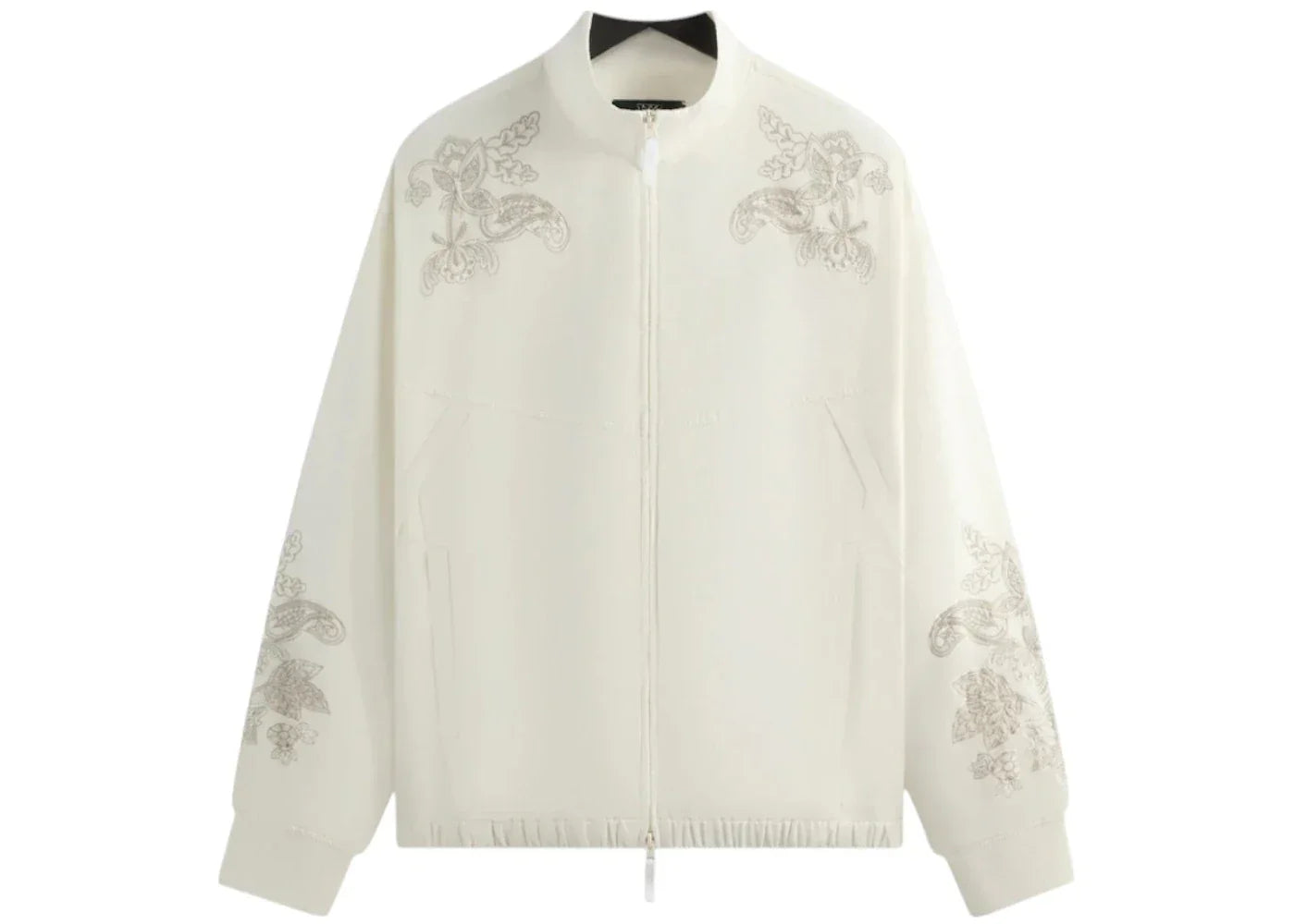 Kith x Wilson Embroidered Mesh Track Jacket White