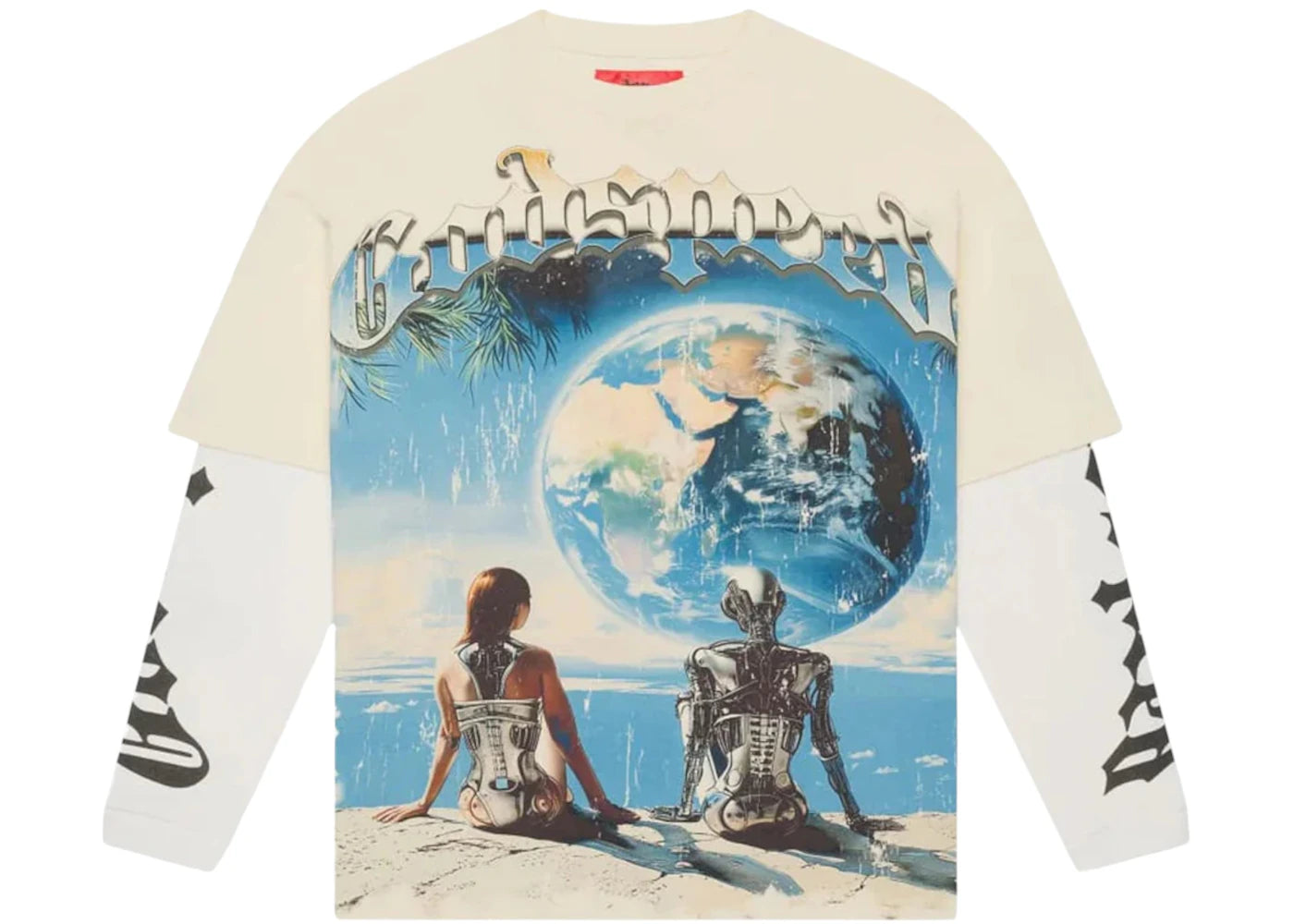 Godspeed Artificial Love Thermal L/S T-shirt Bone -1