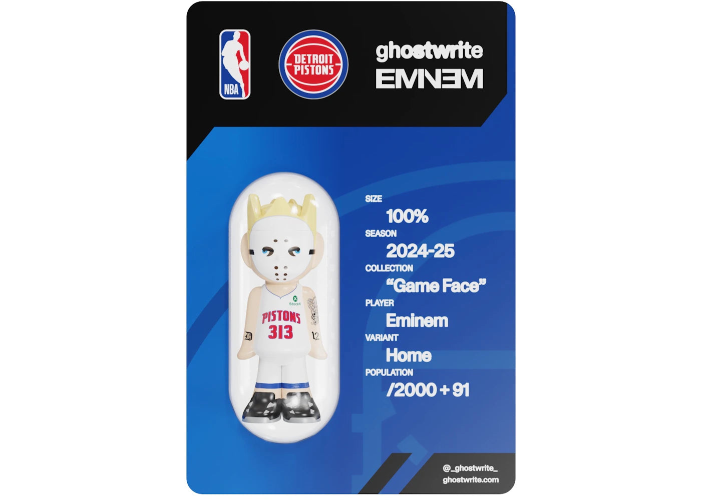 ghostwrite x NBA "Eminem" Home 100% 2025 (Edition of 2091) -1