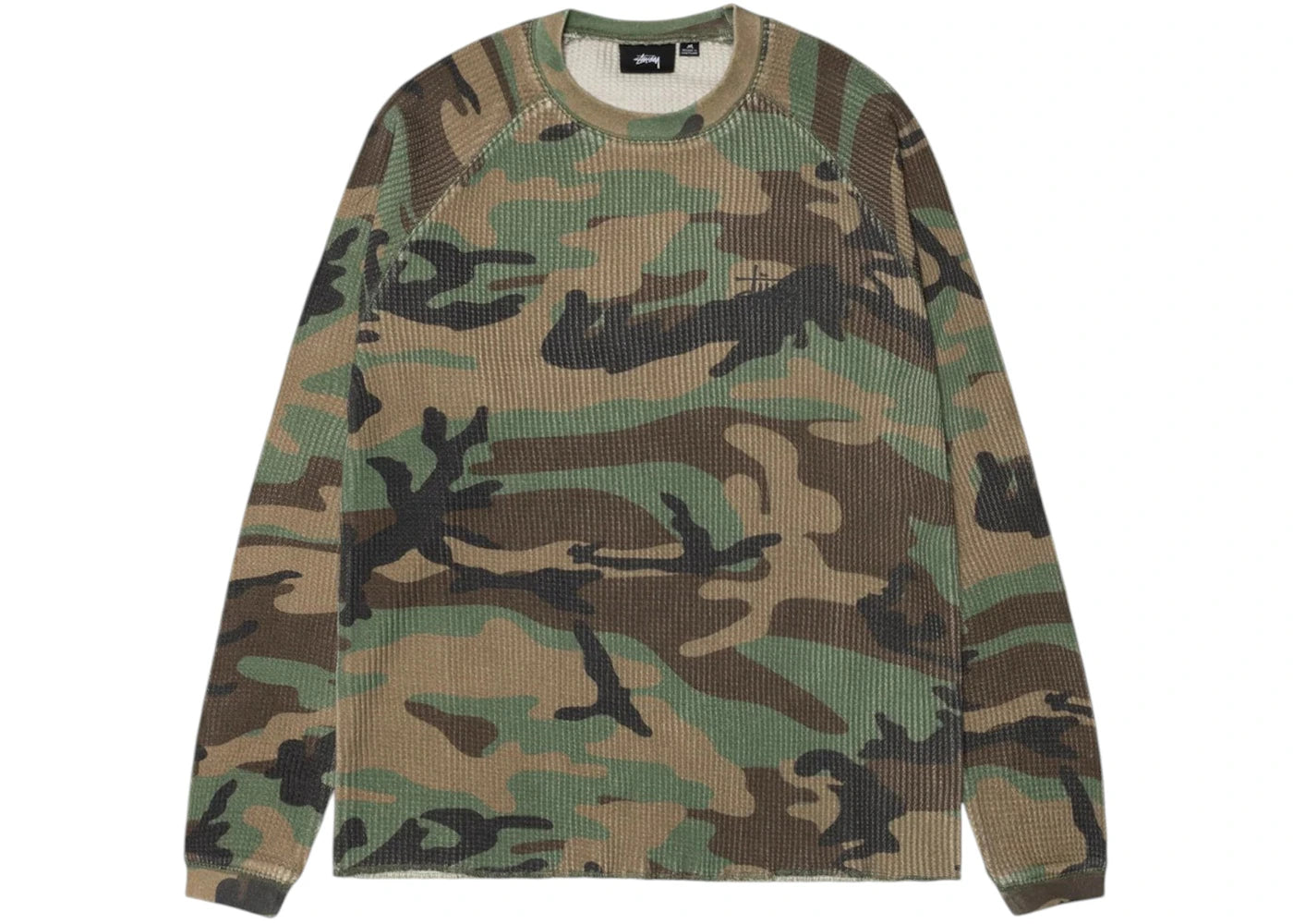 Stussy Basic Thermal Woodland Camo -1