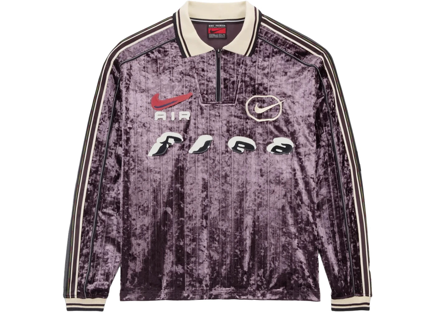 Cactus Plant Flea Market CPFM x Nike Flea Soccer Jersey Burgundy Ash -1