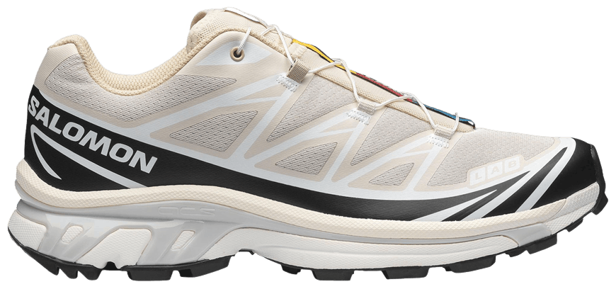 Salomon XT-6 Rainy Day Black White-1