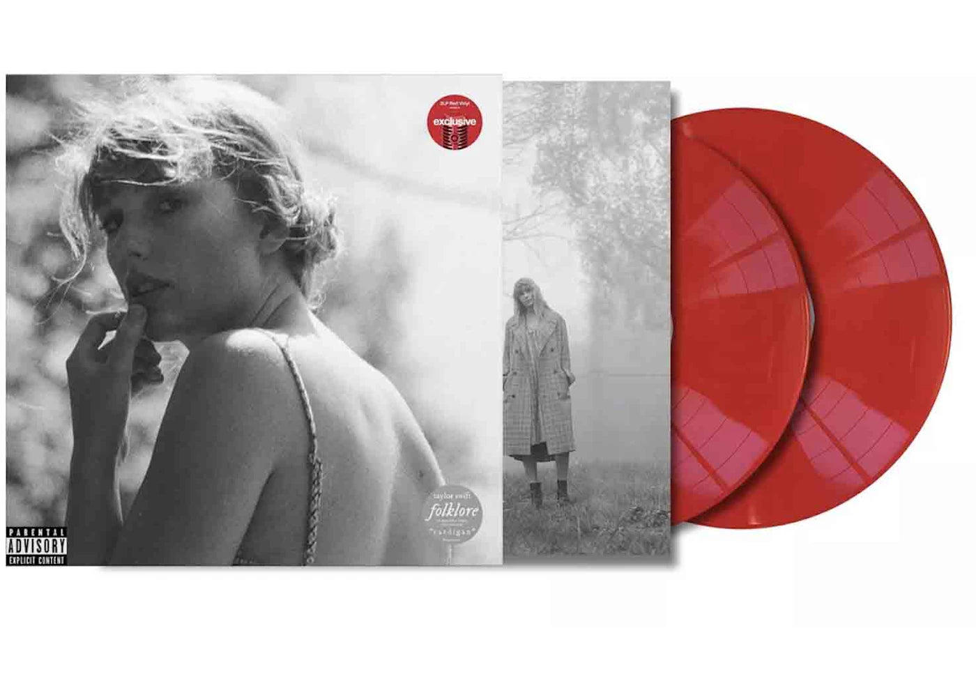 Taylor Swift Folklore Target Exclusive 2XLP Vinyl Red -1