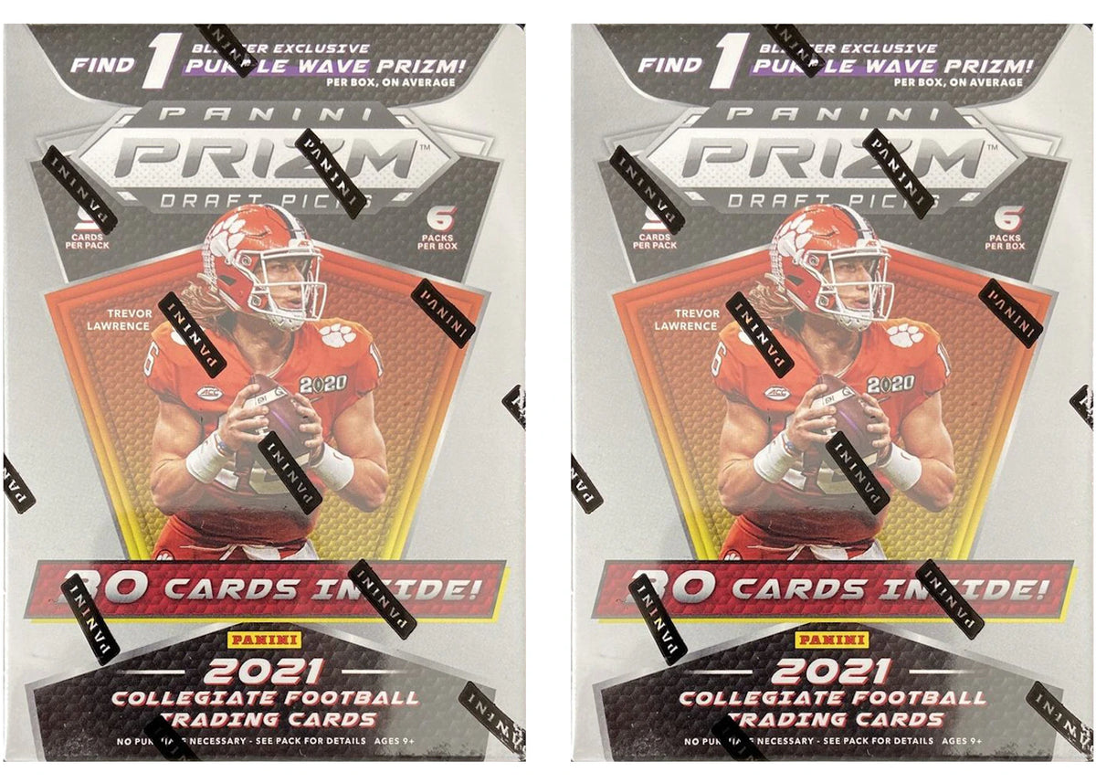 2021 Panini Prizm Draft Picks College Football Blaster Box 2x Lot -1