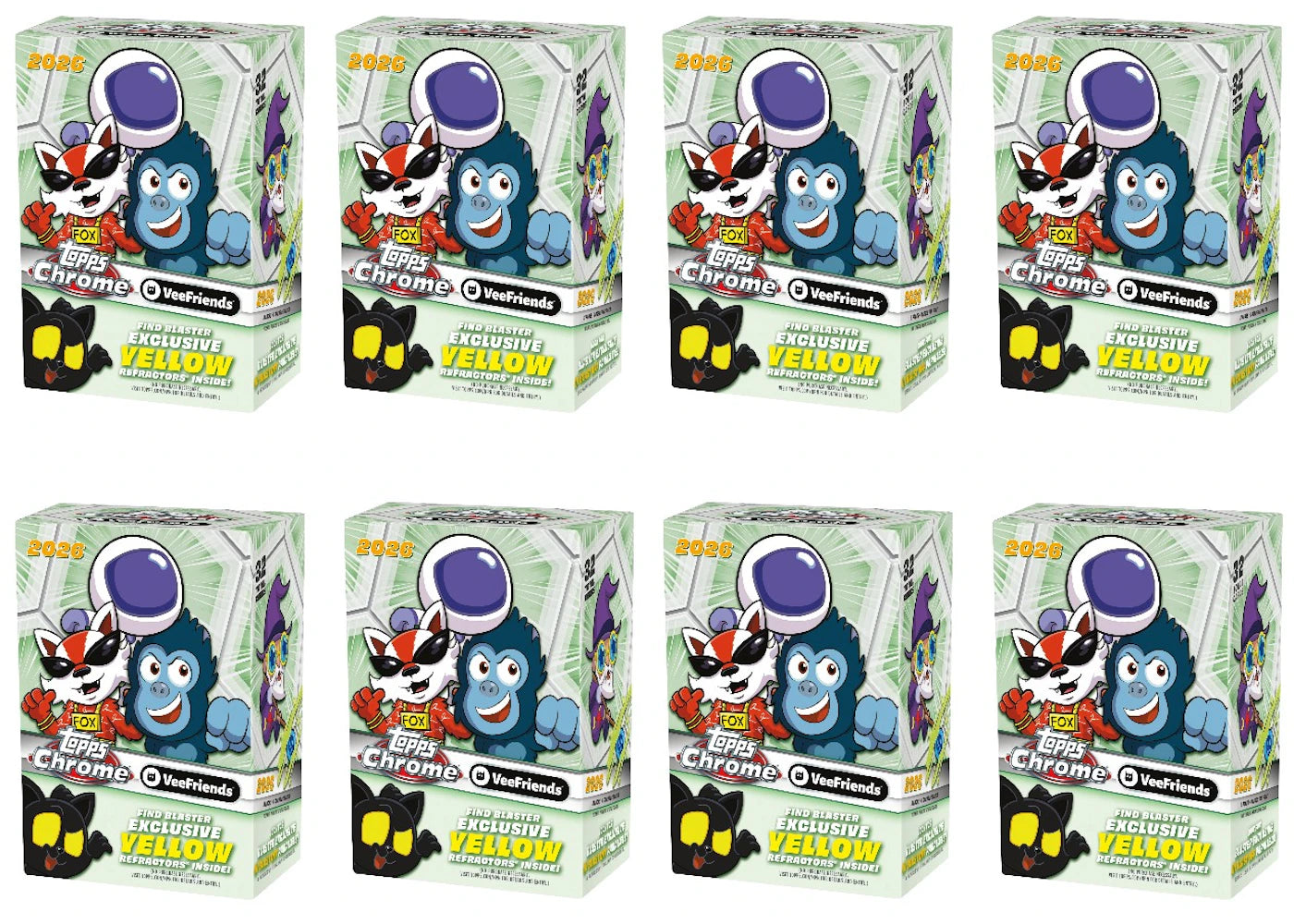 2026 Topps Chrome VeeFriends Value Box 8x Lot -1