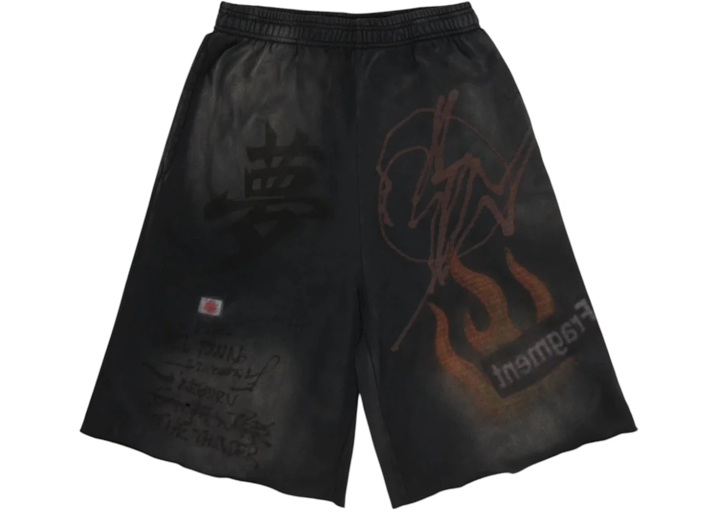 Travis Scott Cactus Jack x Fragment x Nike Dream Sweatshorts Black -1