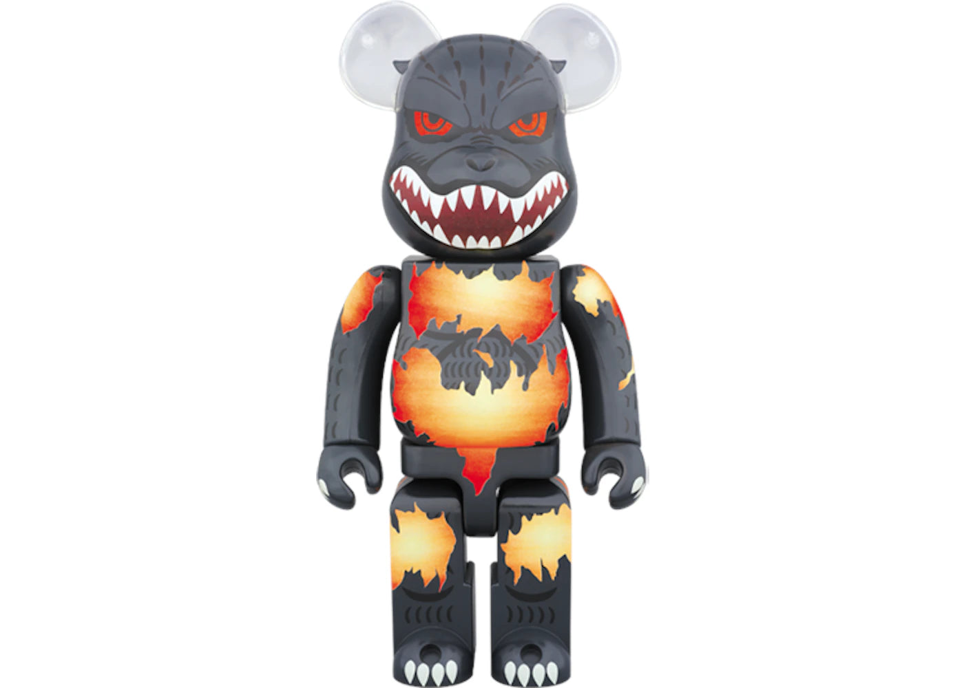 Bearbrick Godzilla (Death Goji Burning Ver.) 400% Black -1