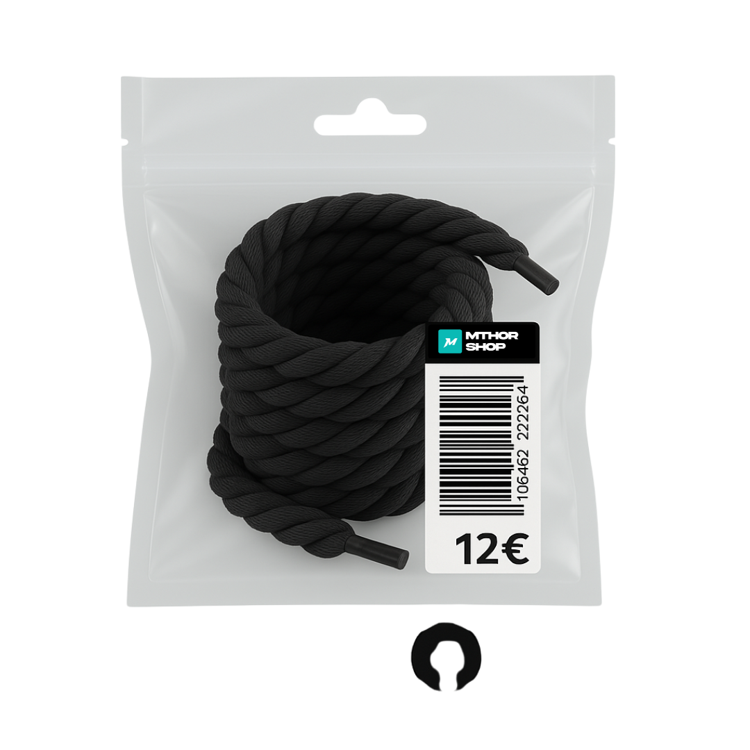 Lacets Cordes Big Black