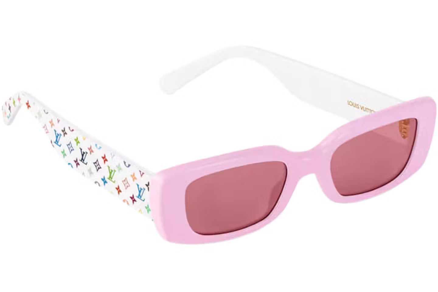 Louis Vuitton x Takashi Murakami Multigram Cat Eye Sunglasses Pink