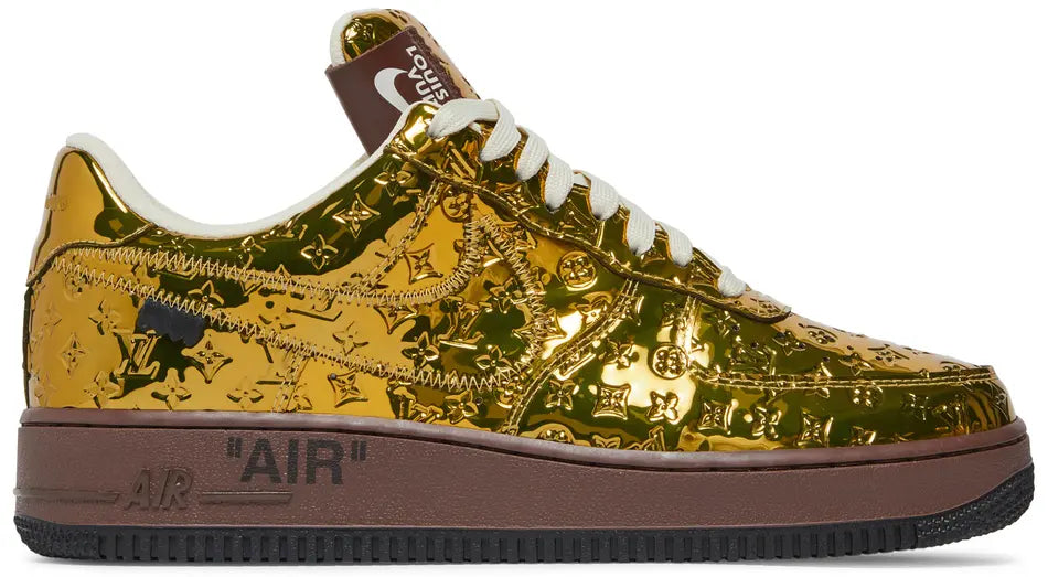 Nike air force 1 low metallic gold cheap