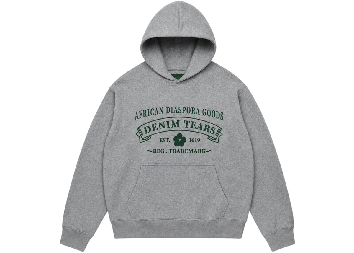 Denim Tears ADG Hoodie Grey Green -1