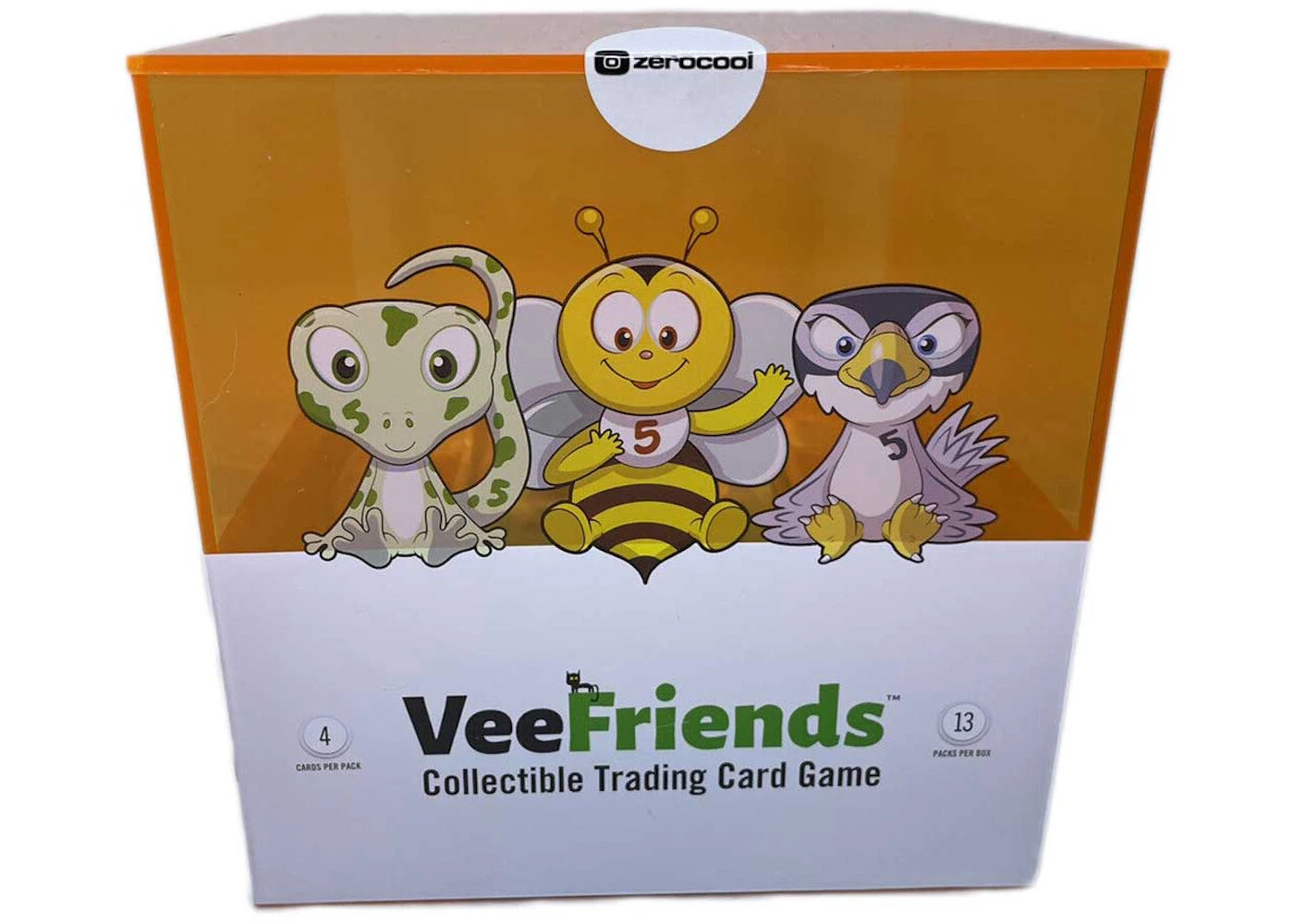 zerocool VeeFriends Series 2 Rare 5's Edition Collectible Trading Card Game Box (Orange) -1