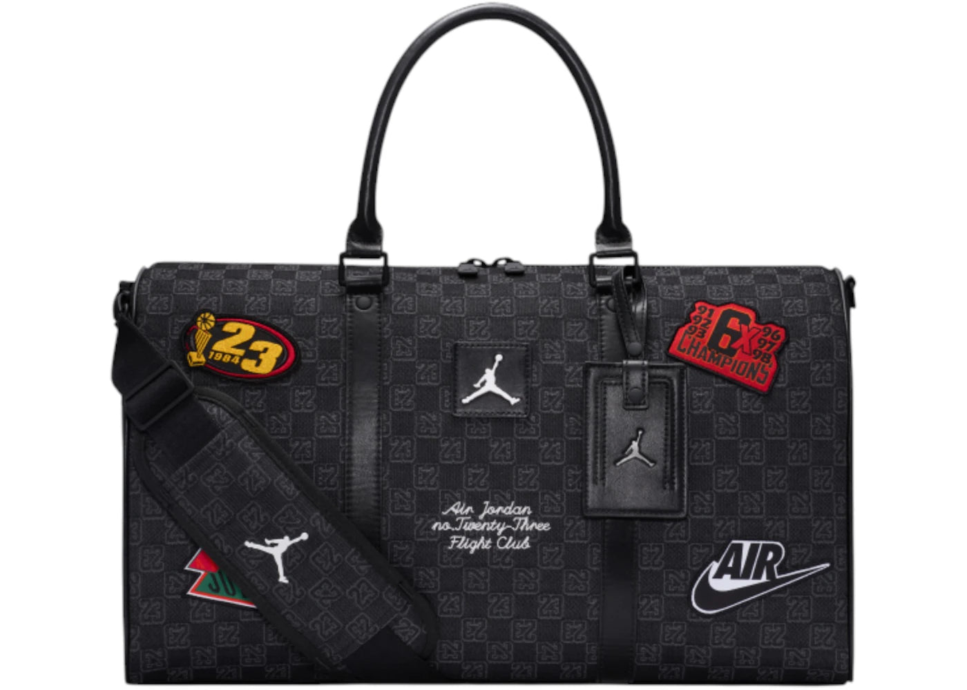 Nike Monogram Duffel Bag Black -1