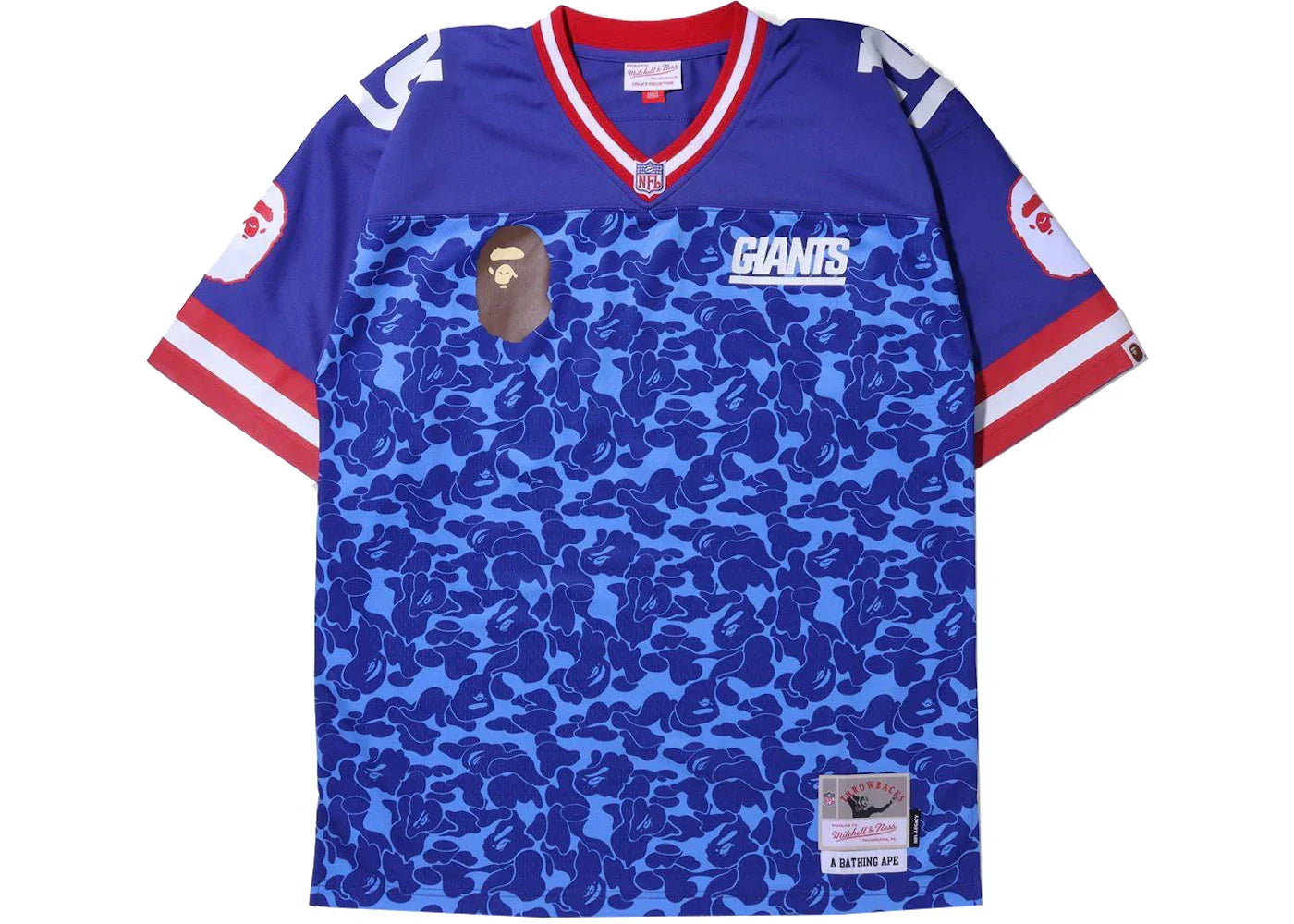BAPE x Mitchell & Ness NFL New York Giants Legacy Jersey Navy -1