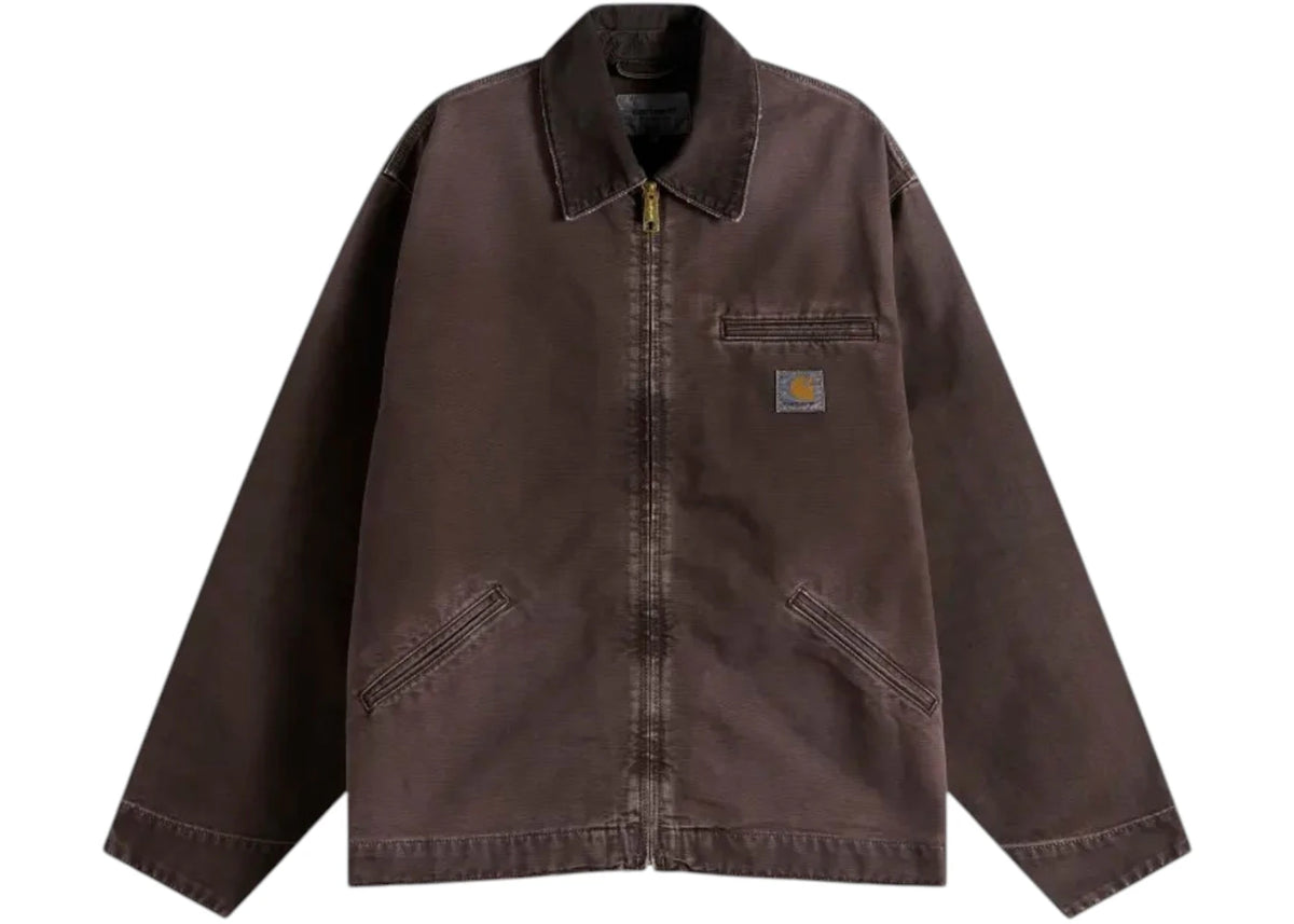 Carhartt WIP OG Detroit Destroy Wash Jacket Tobacco/Tobacco -1