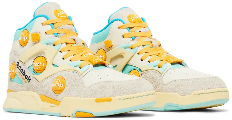 MSCHF x Reebok Pump Omni Zone IX Sunbleached pair