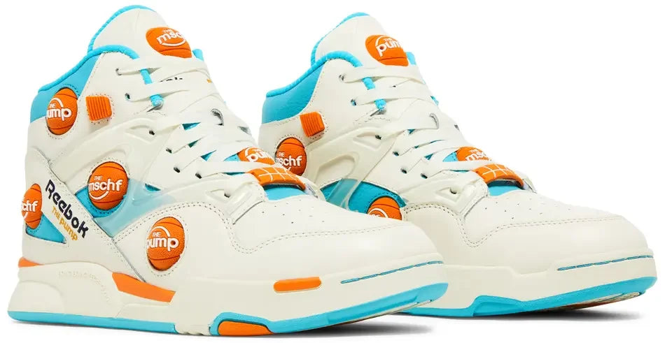 MSCHF x Reebok Pump Omni Zone IX Unbleached pair