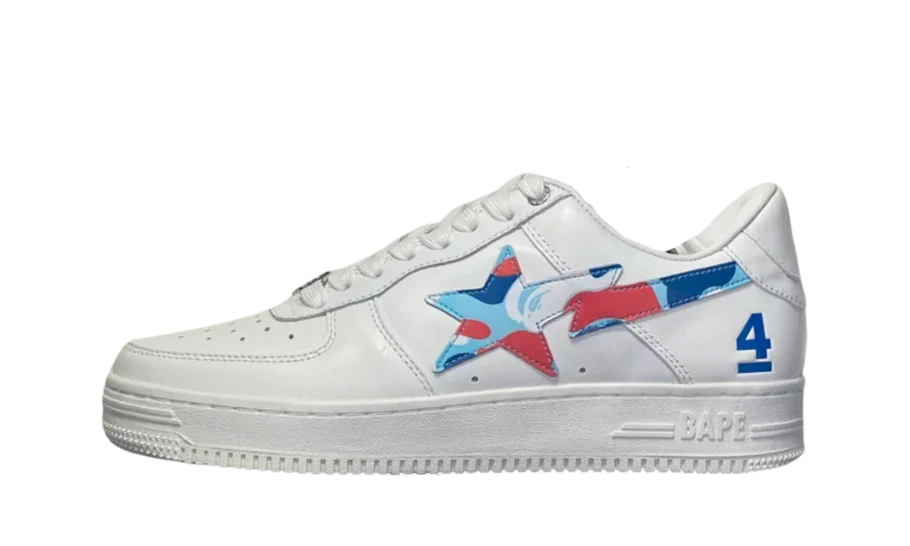A Bathing Ape Bape Sta White Multi Camo 1H72191004