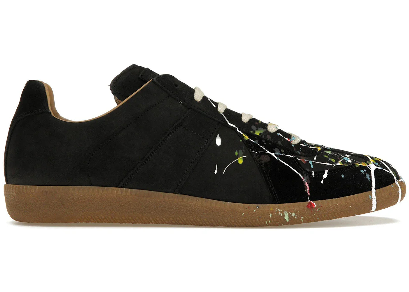Maison Margiela Paint Replica German Army Trainer (GAT) Black