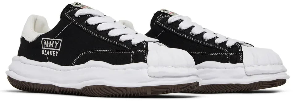 Maison Mihara Yasuhiro Blakey OG Sole Canvas Low Black pair