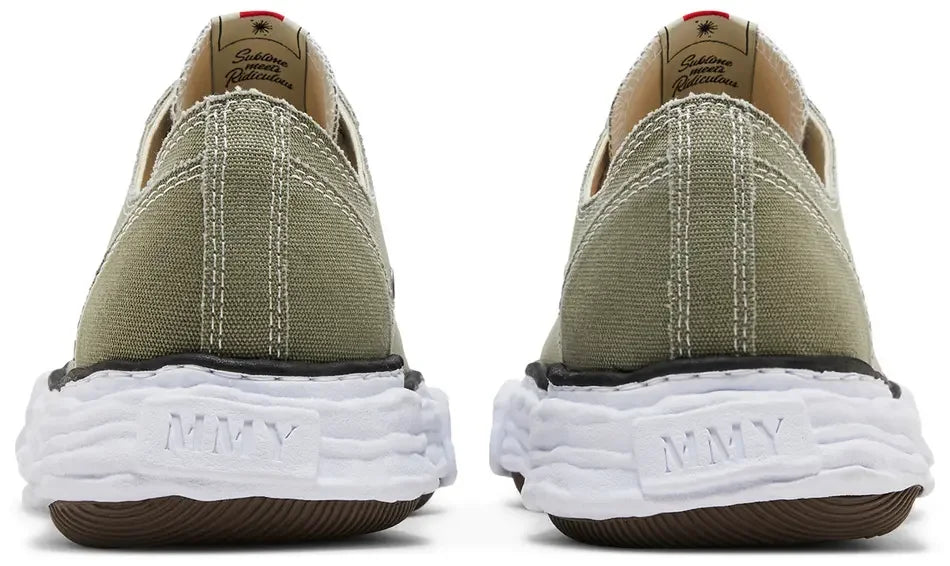 Maison Mihara Yasuhiro Peterson 23 OG Sole Canvas Low Green