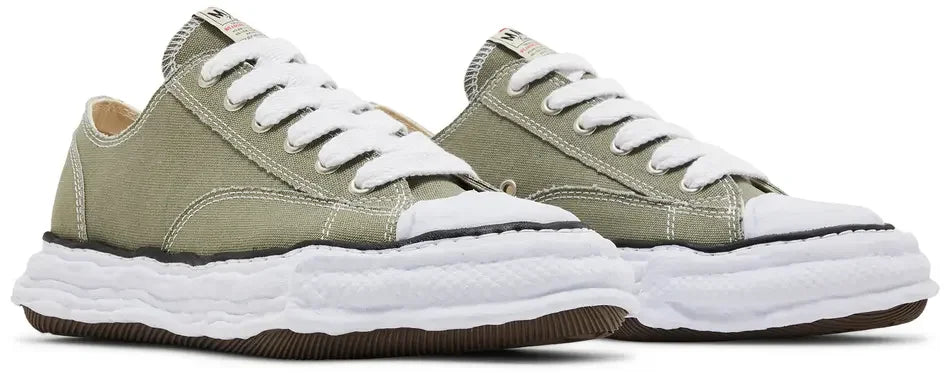 Maison Mihara Yasuhiro Peterson 23 OG Sole Canvas Low Green