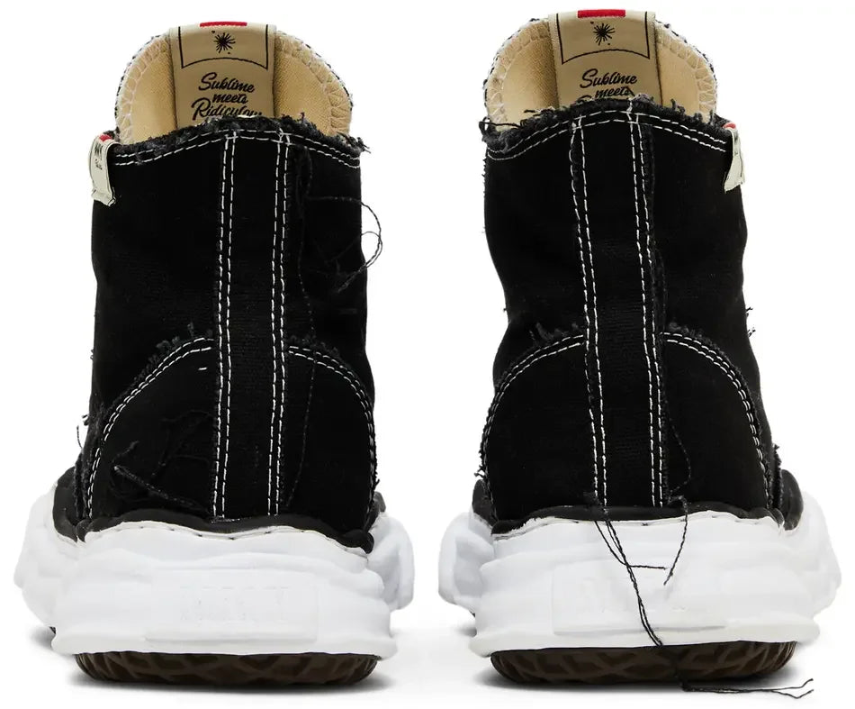 Maison Mihara Yasuhiro Peterson OG Sole Canvas High Black heel counter