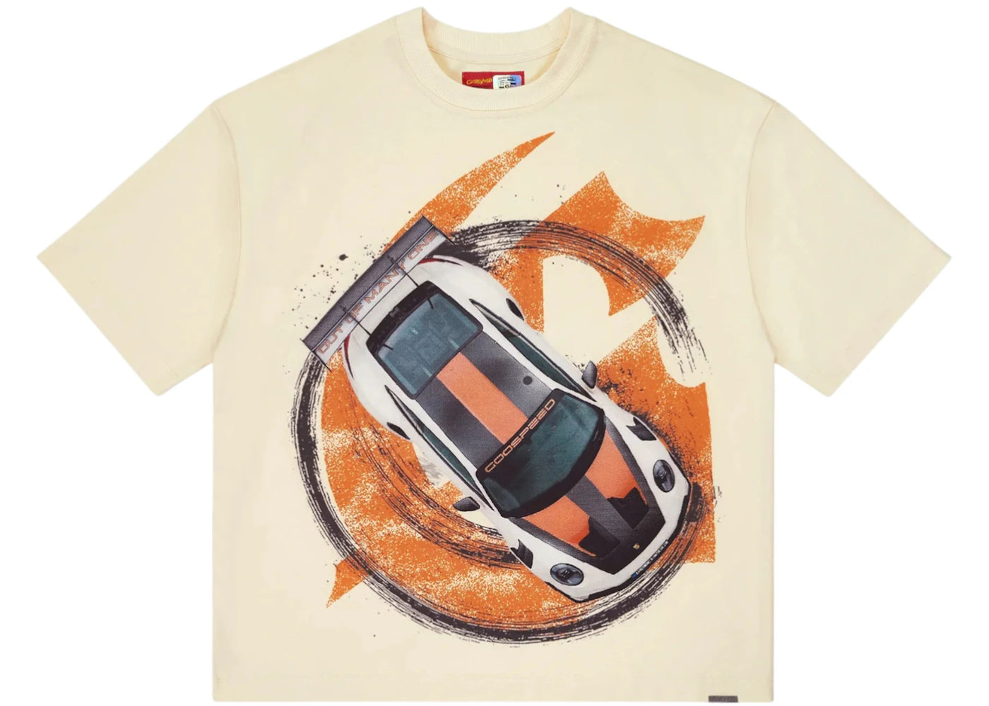 Godspeed Track Mode Miami Superrun T-Shirt Cream -1