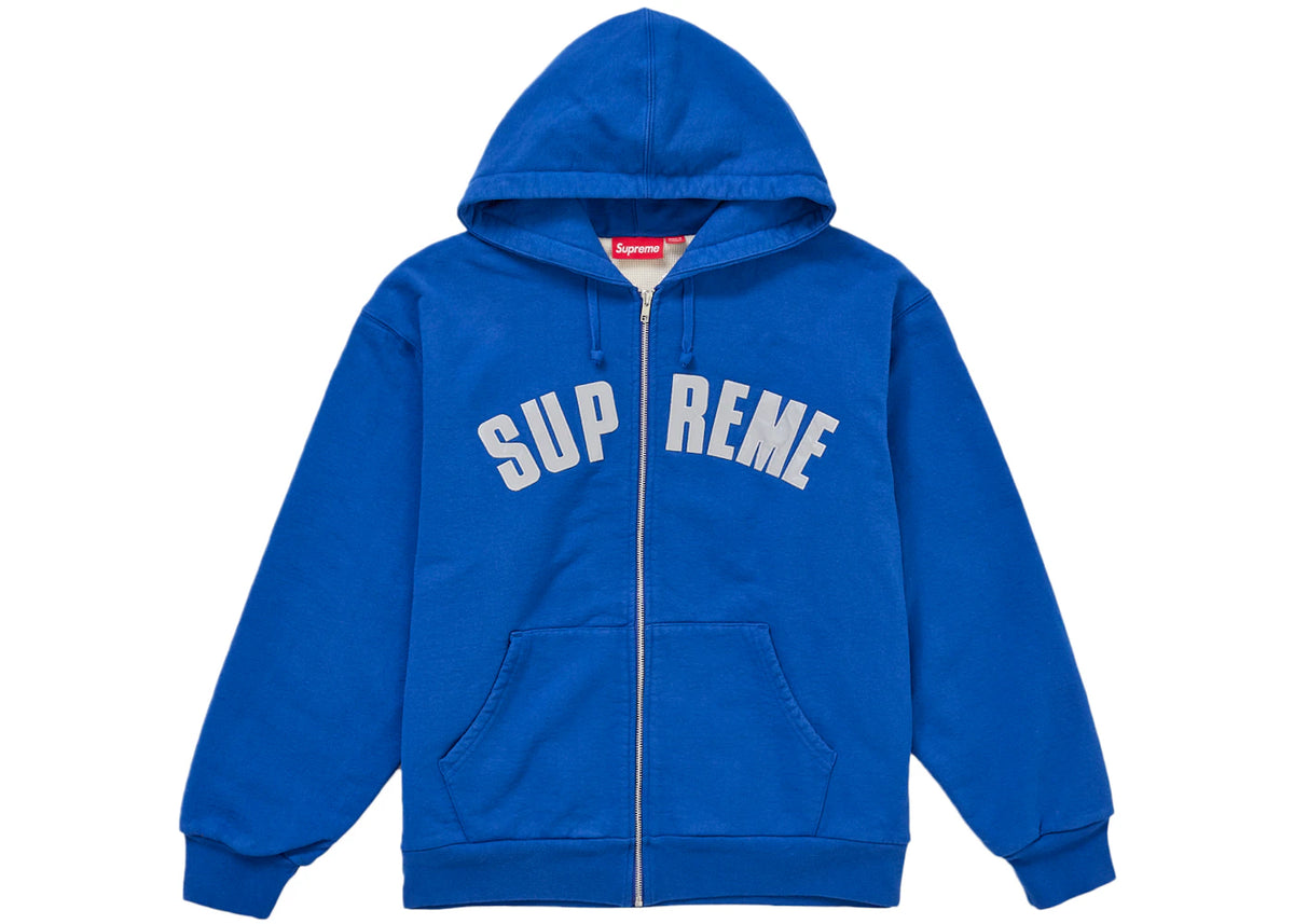 Supreme Arc Thermal Lined Zip Up Hooded Sweatshirt (FW26) Royal -1