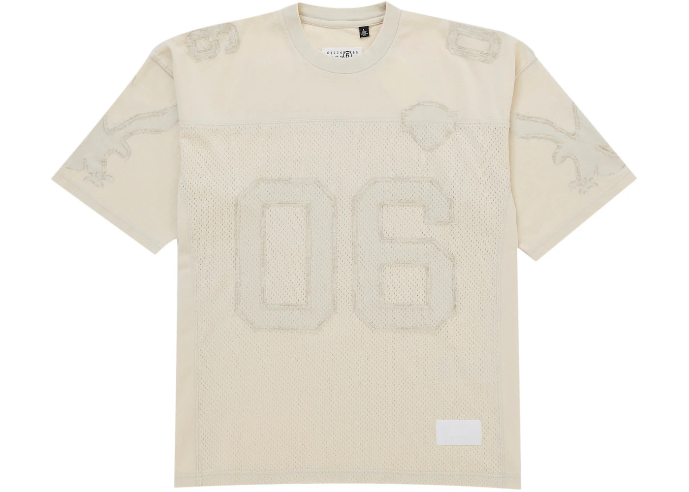 Supreme MM6 Maison Margiela Cotton Football Jersey White -1