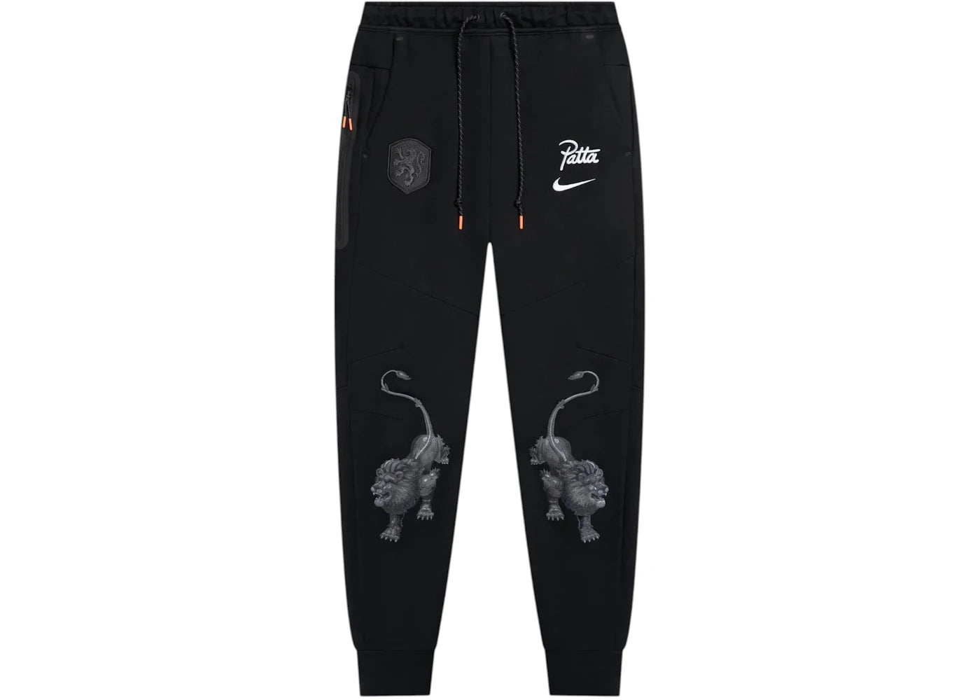Nike x Patta KNVB Tech Fleece Joggers Black -1