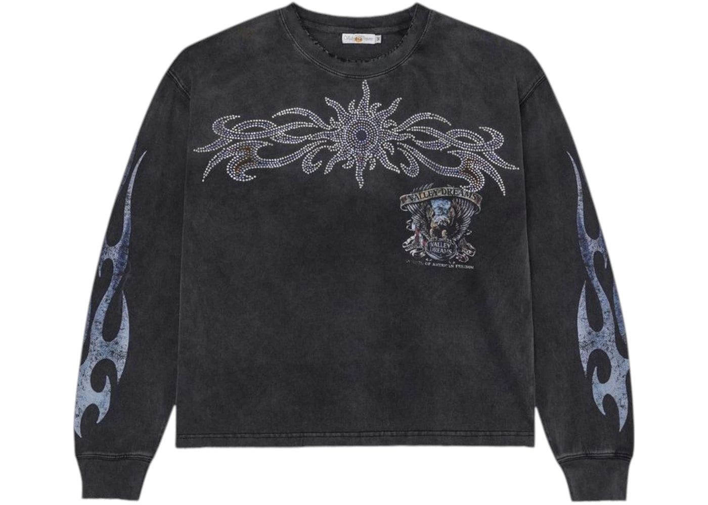 Vale Forever Valley Bling Long-Sleeve Tee Black -1