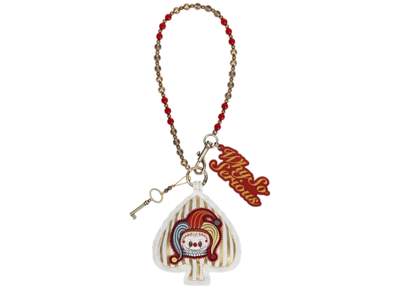 Pop Mart WHY SO SERIOUS Series Labubu Moonlit Mask Secret Edition Pendant Chain -1
