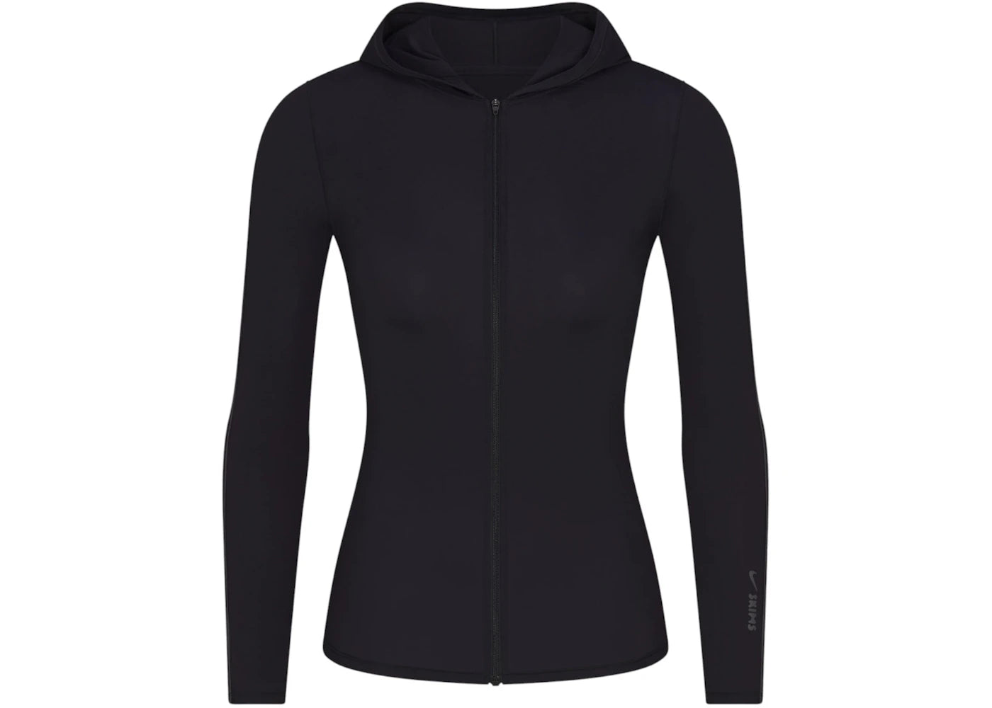 Nike x SKIMS Women's Weightless Layers Zip Up Hoodie Obsidian -1