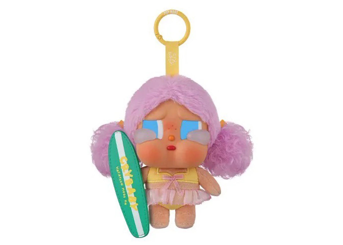 Pop Mart Crybaby Vacation Mode On Series Let’s Surf Vinyl Plush Pendant -1