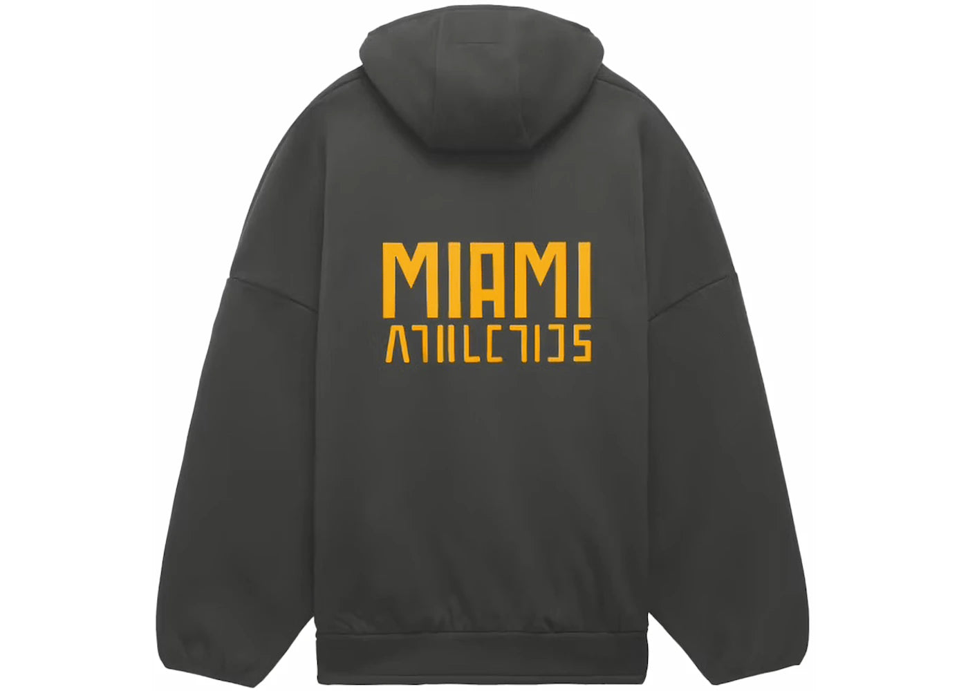 Fear of God Athletics x University of Miami Hurricanes Hoodie Grey -1