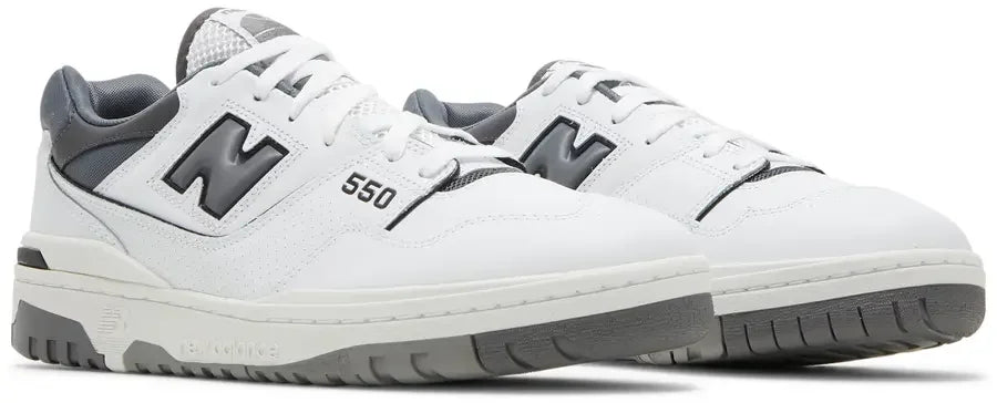 New Balance 550 White Dark Grey Pair