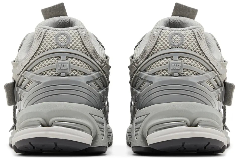New Balance 1906A Concrete Silver Metallic heel counter
