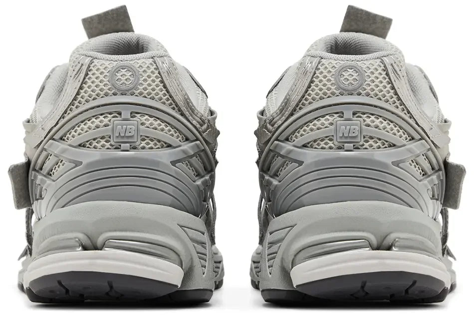 New Balance 1906A Concrete Silver Metallic heel counter