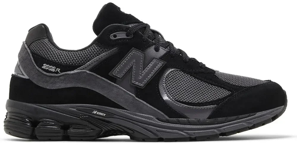 New Balance 2002R Black Dark Grey