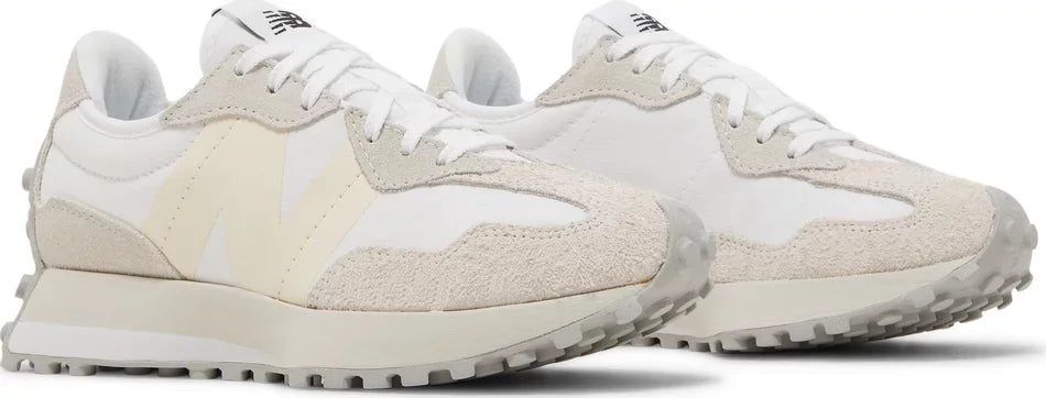 New Balance 327 Sea Salt White (W) pair